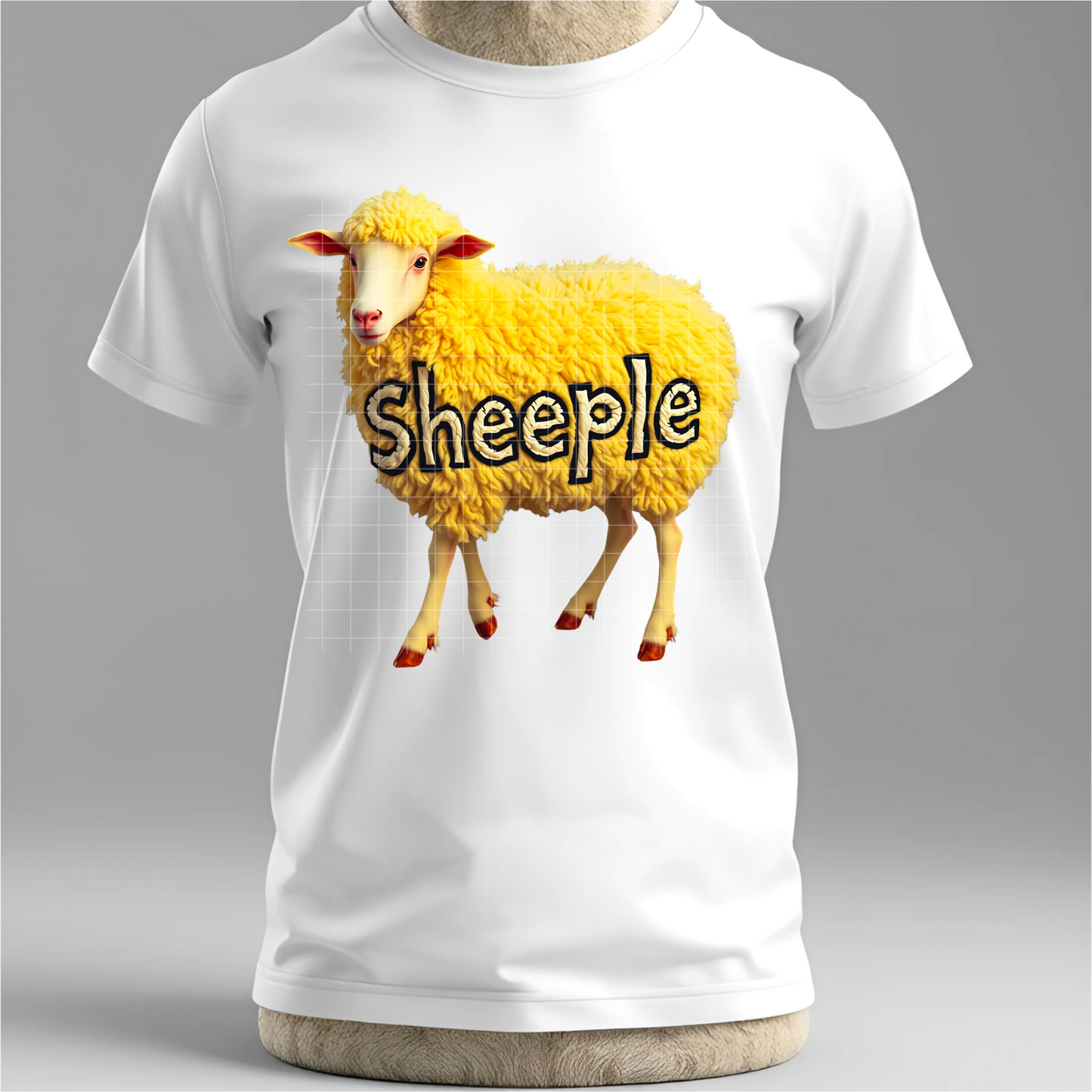 Yellow Sheeple - Premium Graphic T-Shirt for Casual Wear