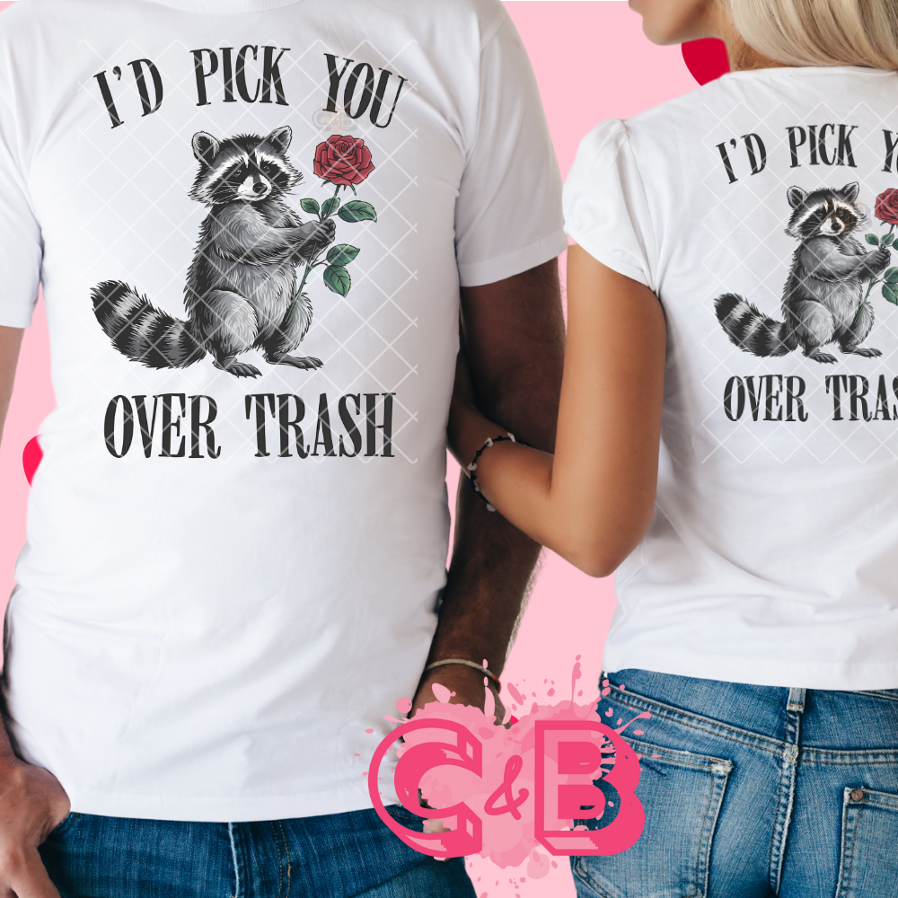 Pick you over trash PNG