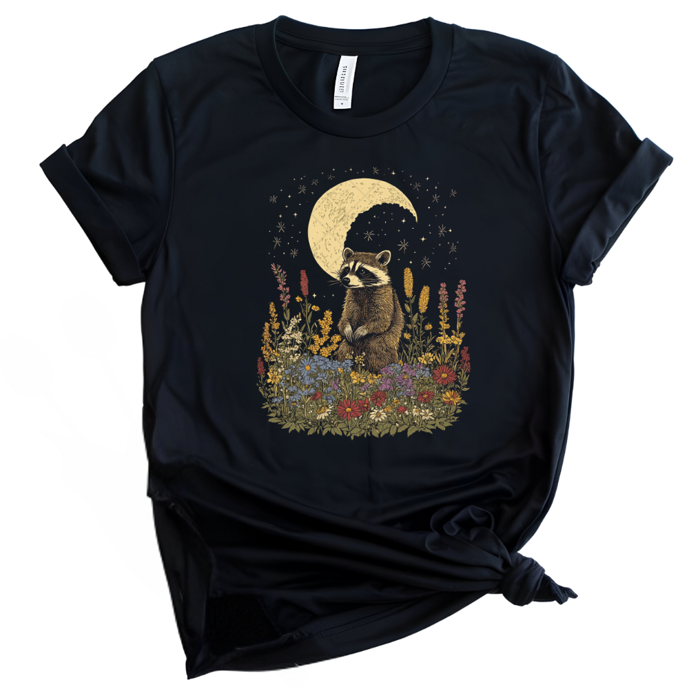 Raccoon Moon - PNG File