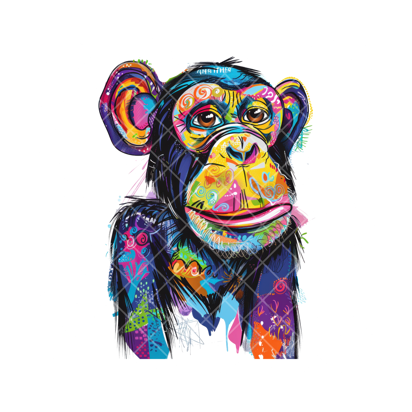 Sketchy Ape PNG