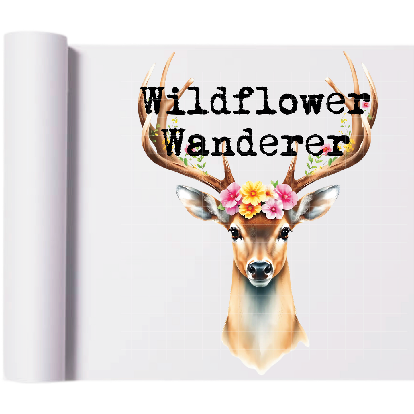 Wildflower Wanderer Bouquet- Direct Print Film Transfer for T-Shirts, Cotton, Polyester & Blends - High-Quality Print