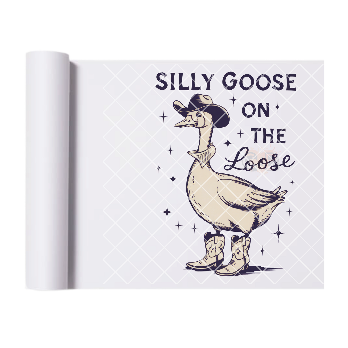 Silly goose cowboy DTF transfer-high quality transfer for printing