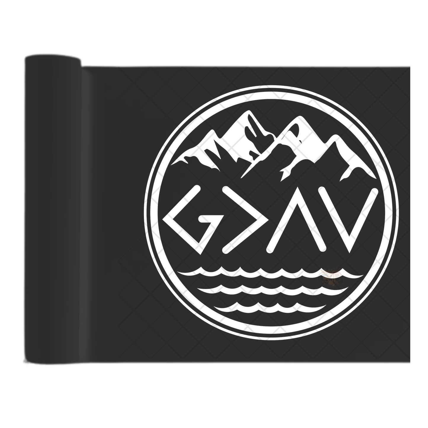God Is Greater Than The Highs And Lows - Direct Print Film Transfer for Trendy T-Shirts, Cotton, Polyester & Blends - High-Quality Print