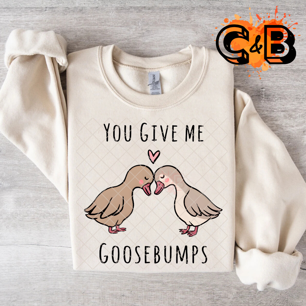 Goosebumps little heart DTF film t shirt transfer
