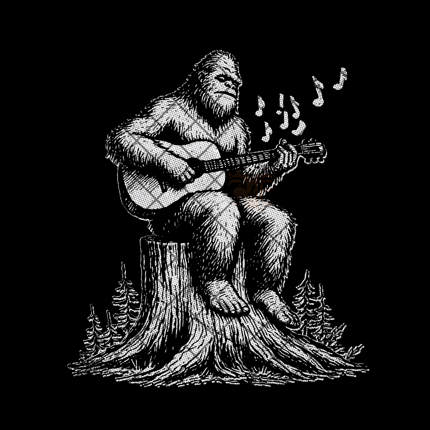 Bigfoot guitar PNG