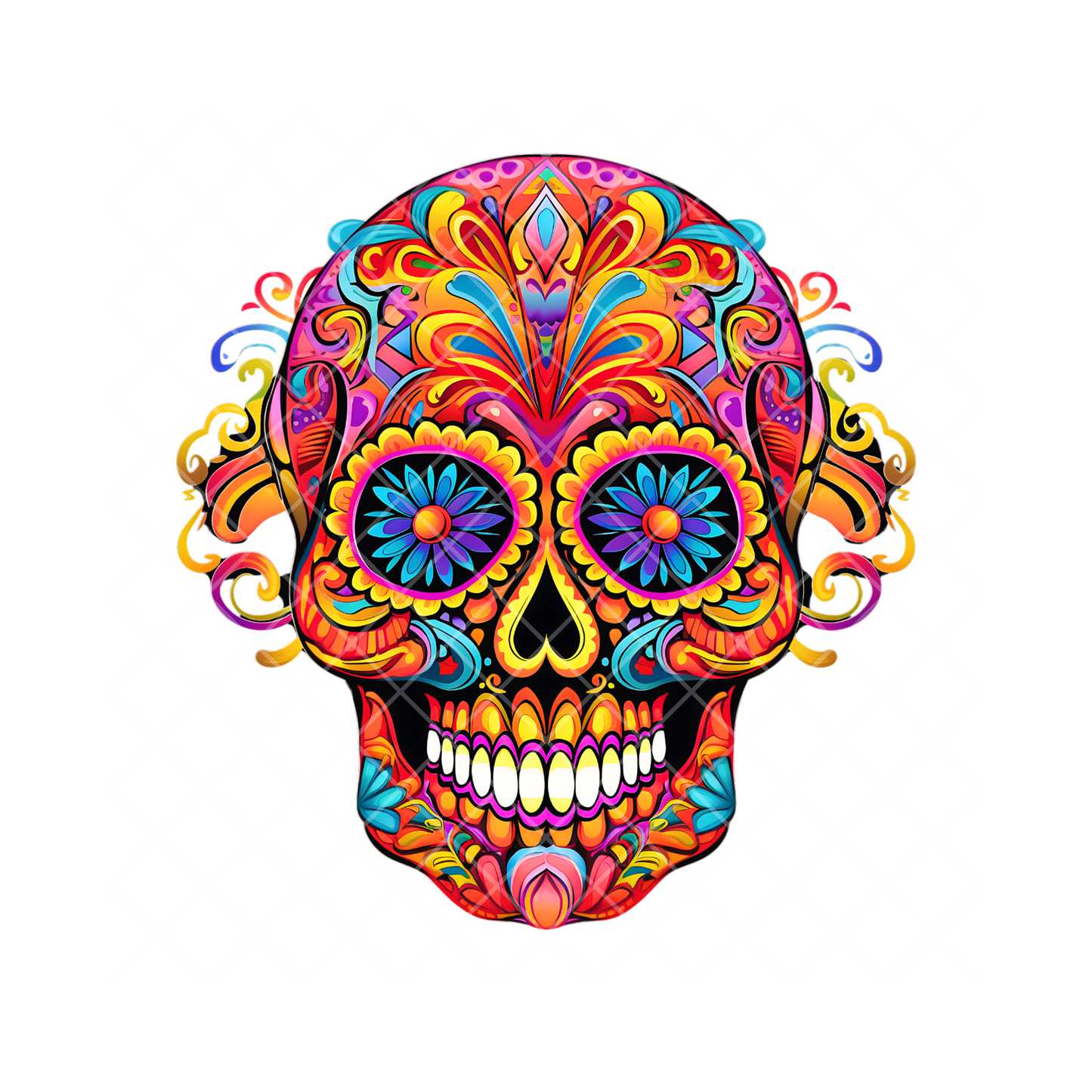 Decorative Mask Blue Floral Eyes PNG
