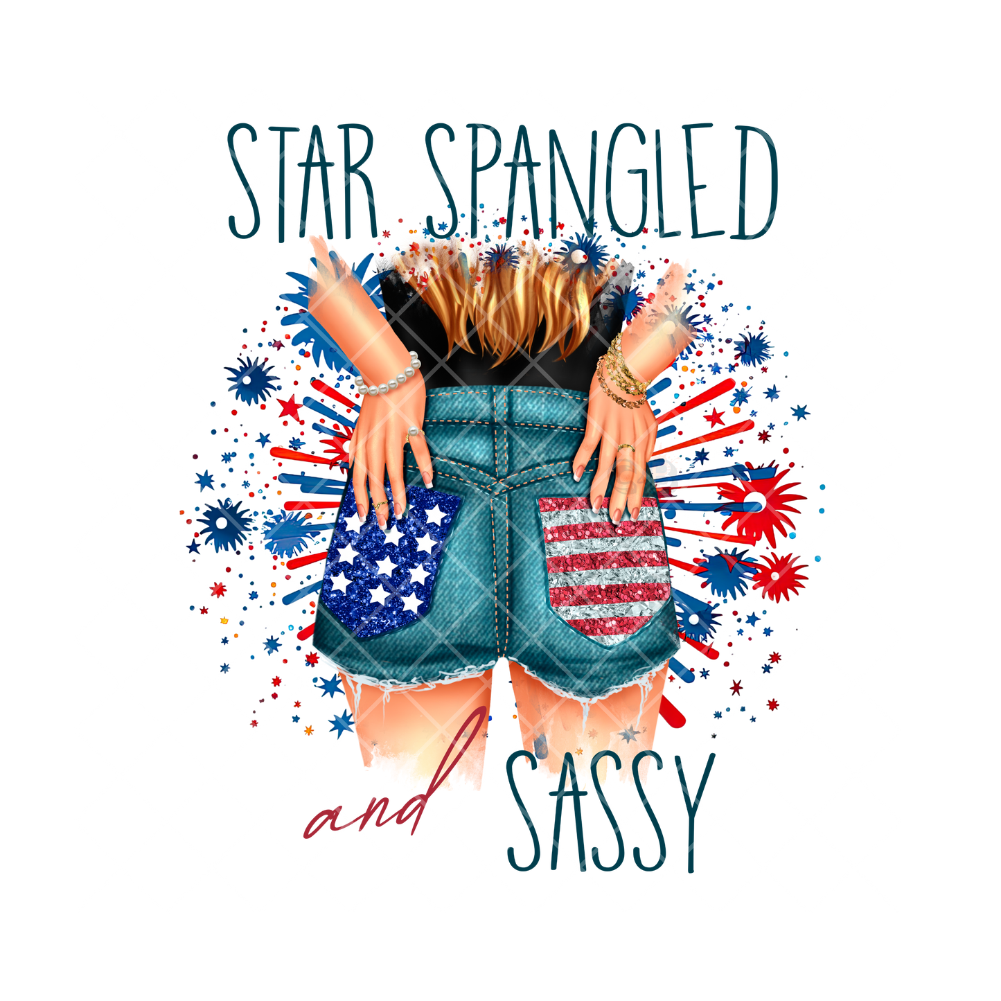 Star Spangled Sassy PNG