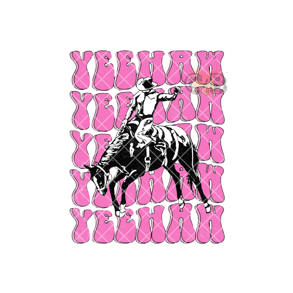 Yeehah! Pink Western PNG