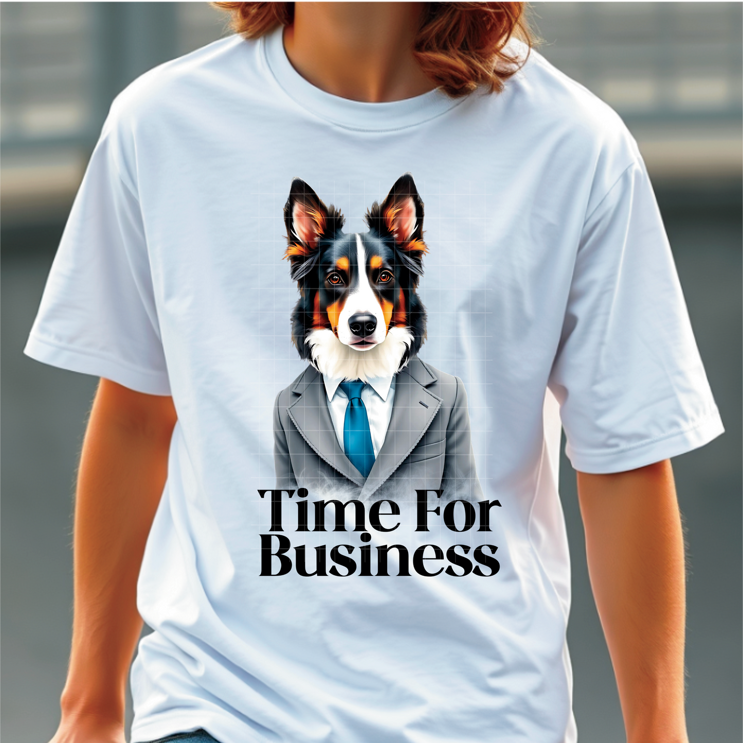 Time For Business Puppy In Suit PNG