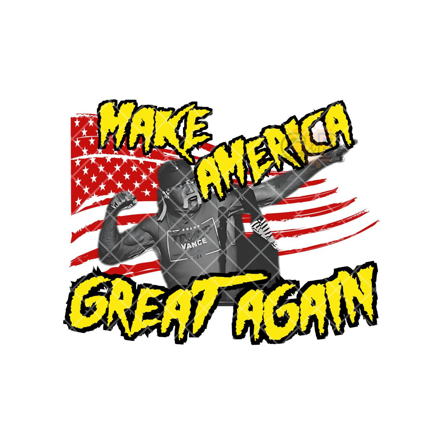 Make America Great Again Hulk Hogan PNG