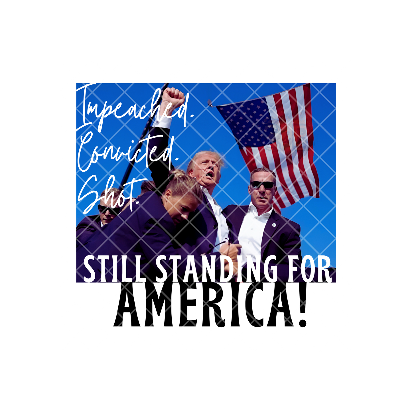 Still Standing For America Trump PNG