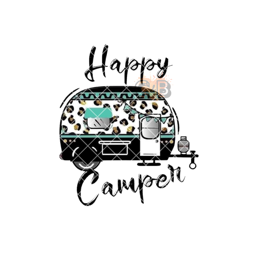 Happy Camper Trailer PNG