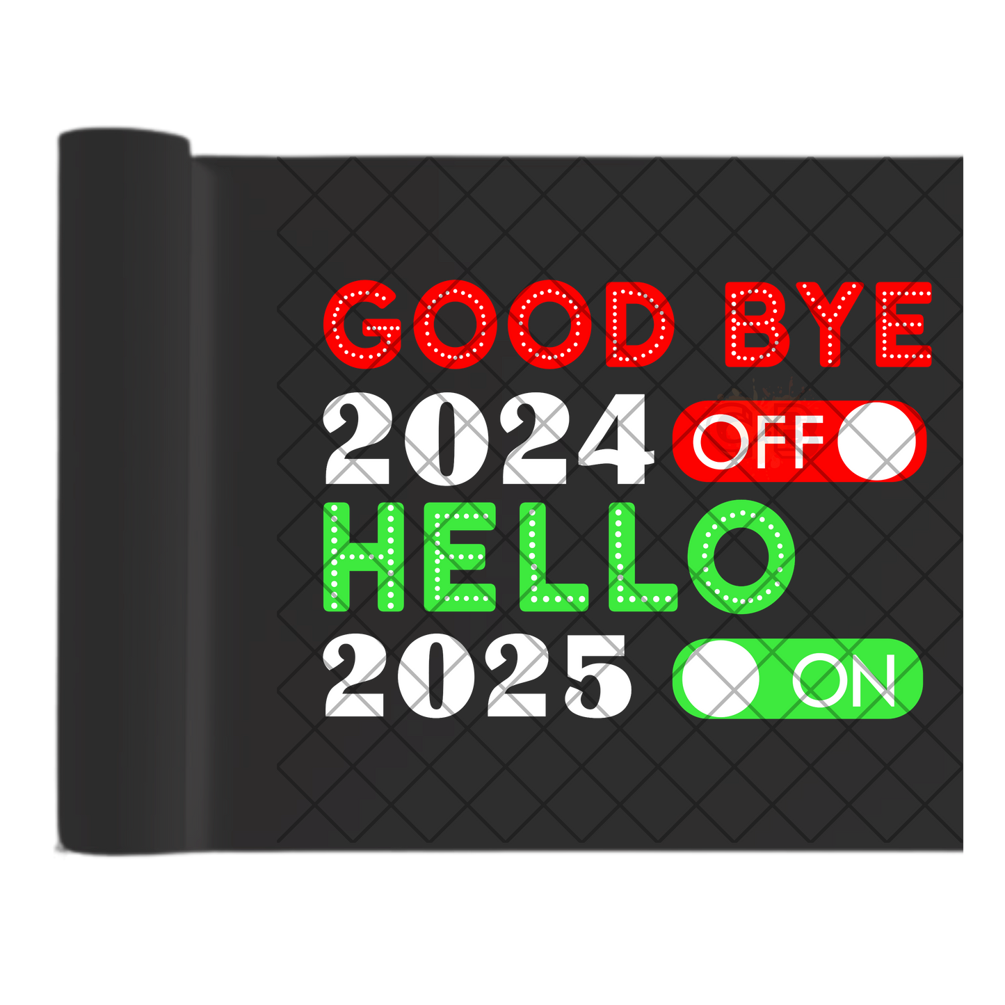 Goodbye 2024 film t shirt transfer