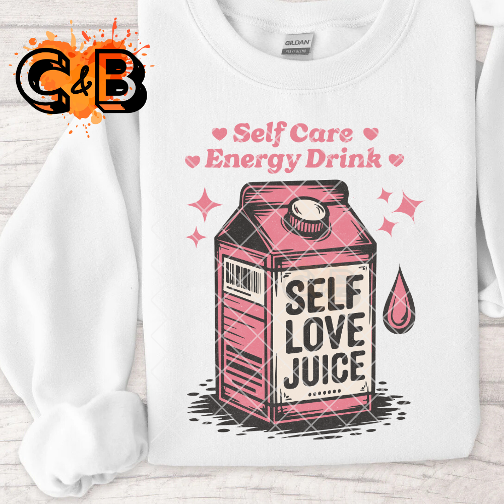 Self love carton pink png