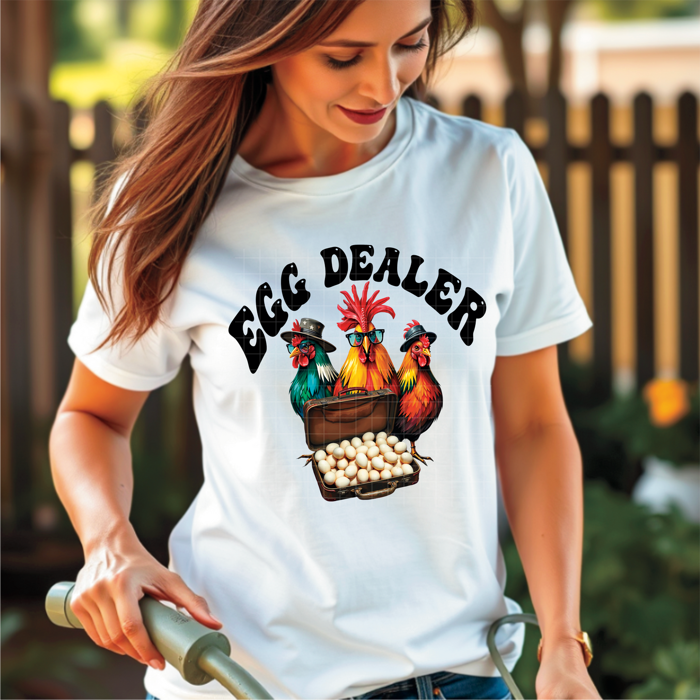 Egg Collector- Direct Print Film Transfer for T-Shirts, Cotton, Polyester & Blends - High-Quality Print