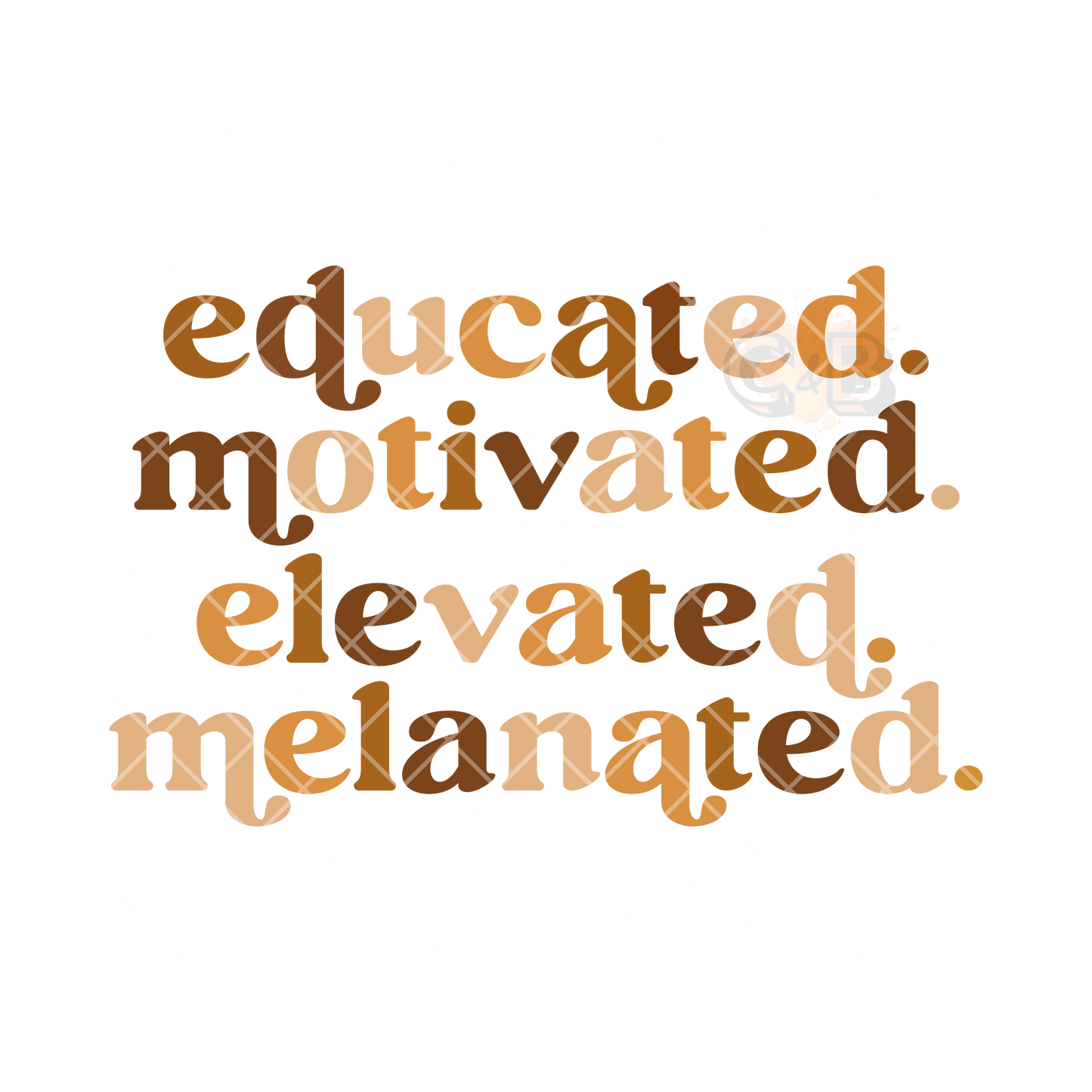 Educated and melanated T-Shirt