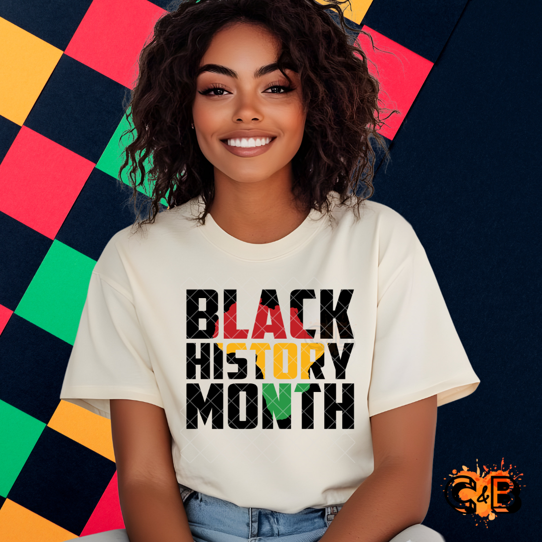 Black history Africa silhouette T-Shirt