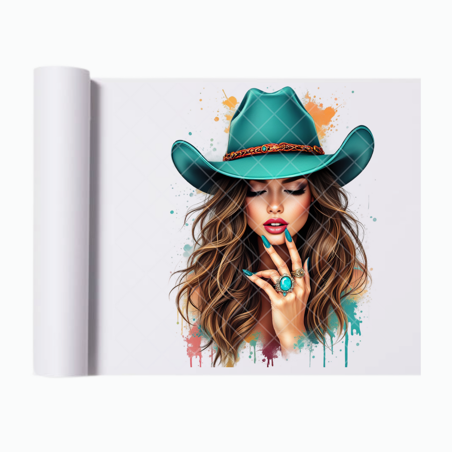 Cowgirl Babe Plain - Ready To Press Print Transfer for Apparel, Cotton, Polyester & Blends - High-Quality Print- Commercial Grade