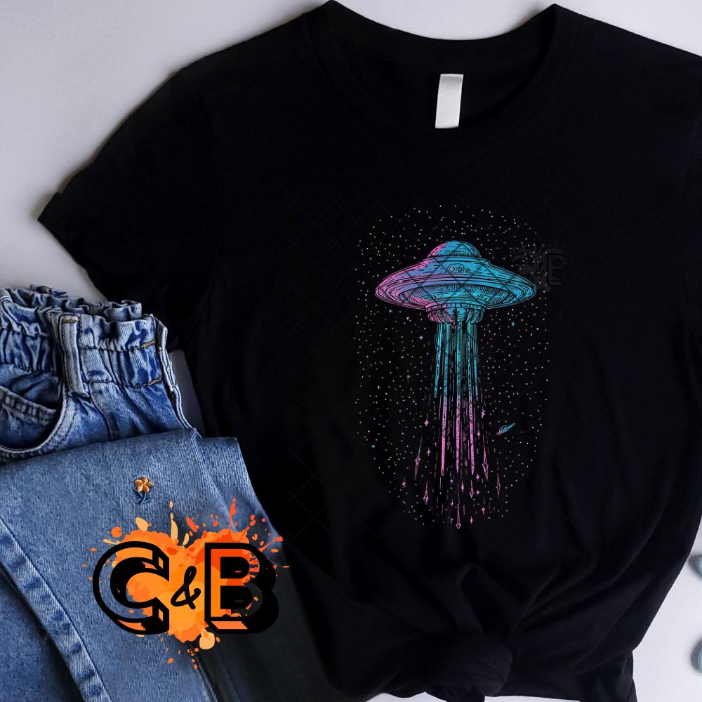 Comic spaceship T-Shirt