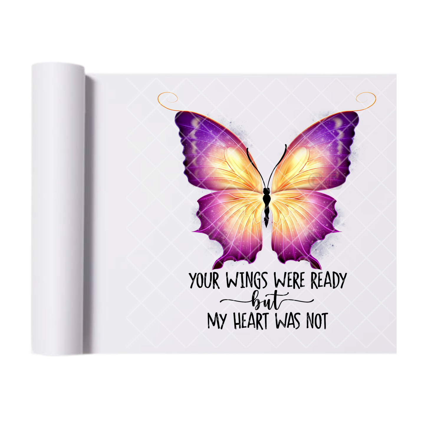 My Heart Was Not - Direct Print Film Transfer for T-Shirts, Cotton, Polyester & Blends - High-Quality Print
