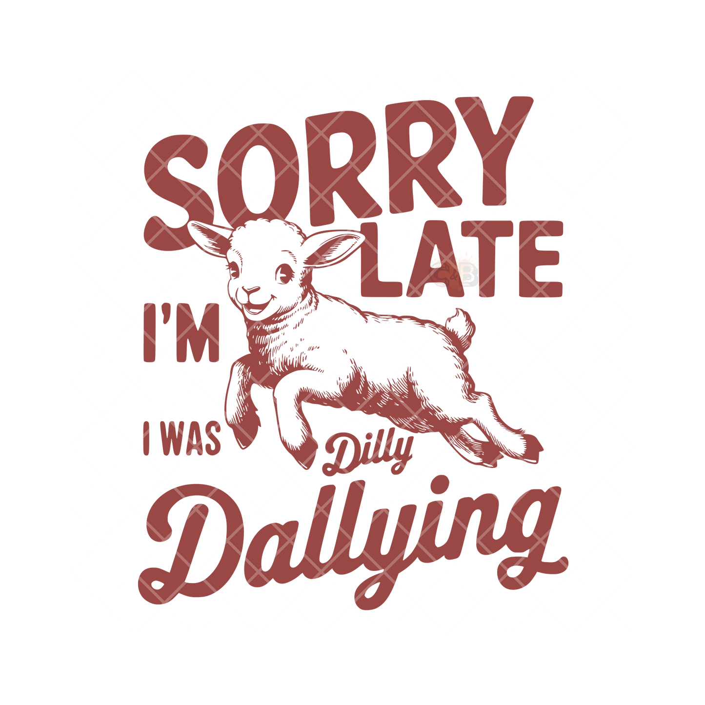 Sorry I’m Late PNG
