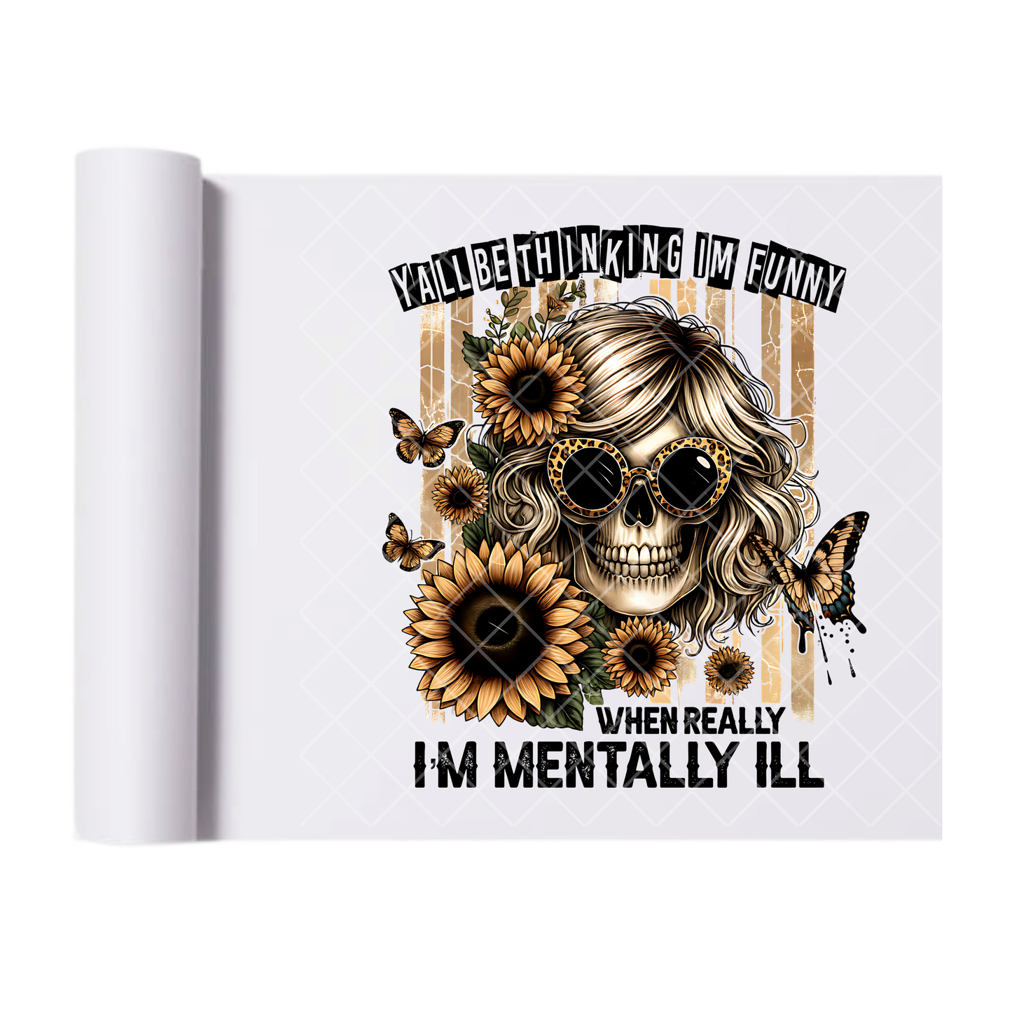 Thinking I’m Funny - Direct Print Film Transfer for T-Shirts, Cotton, Polyester & Blends - High-Quality Print