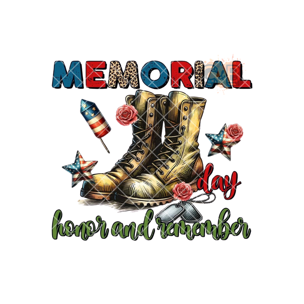 Memorial Day Boots PNG