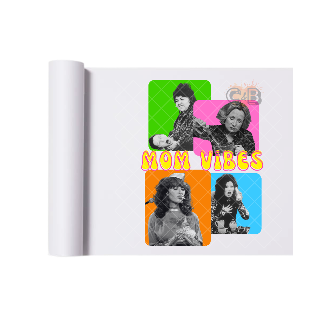 Mom Vibes 80s DTF Transfer