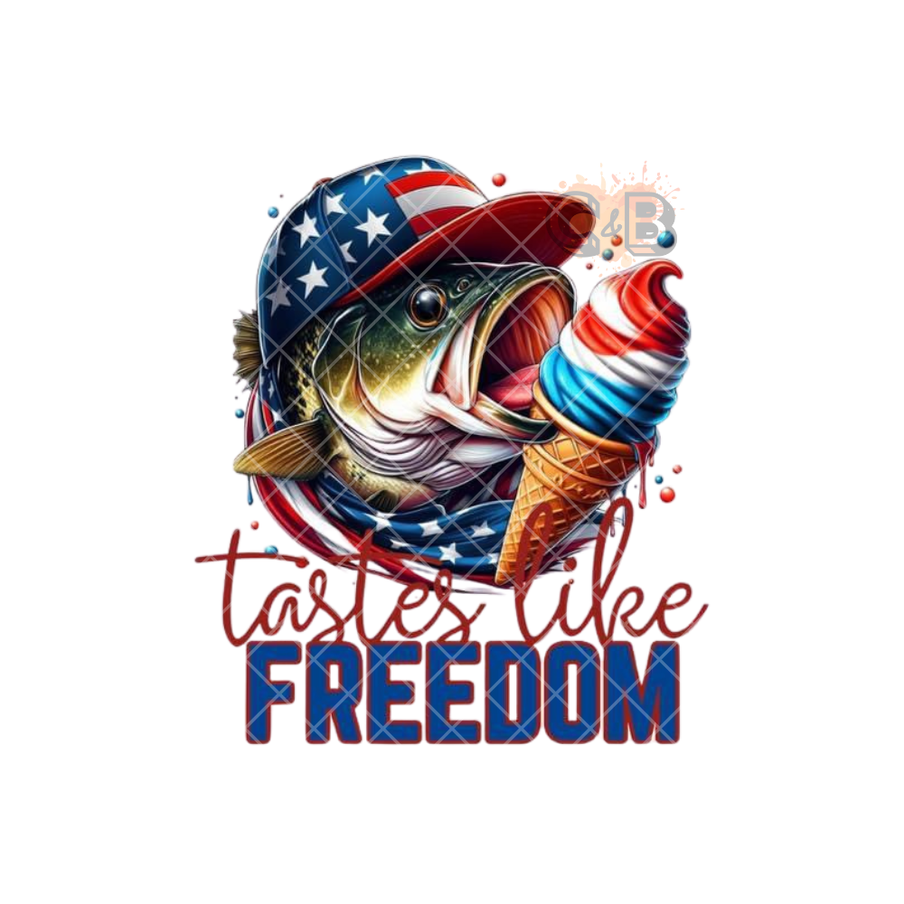 Taste Like Freedom Fish PNG