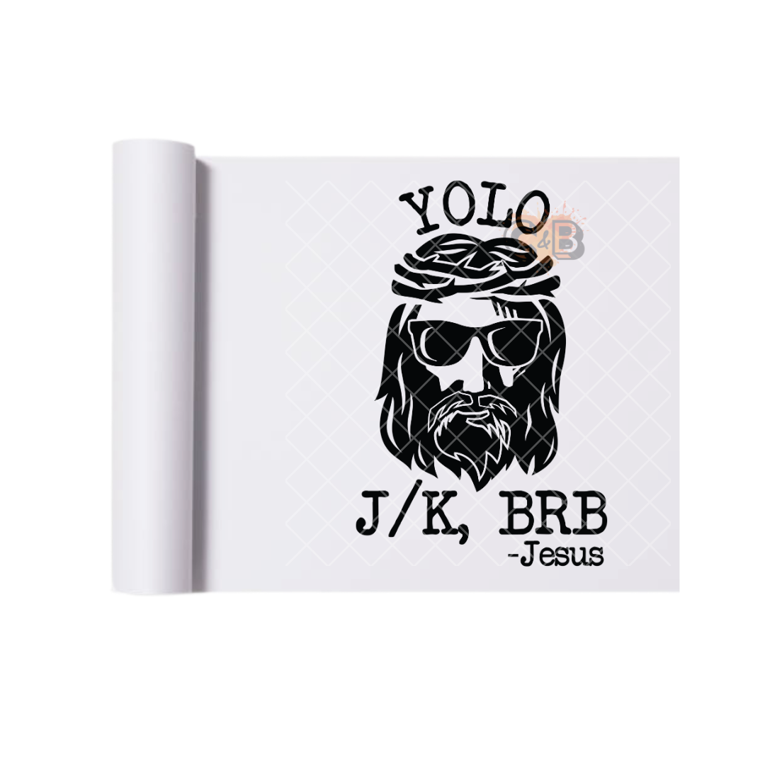 Yolo Jesus DTF Transfer