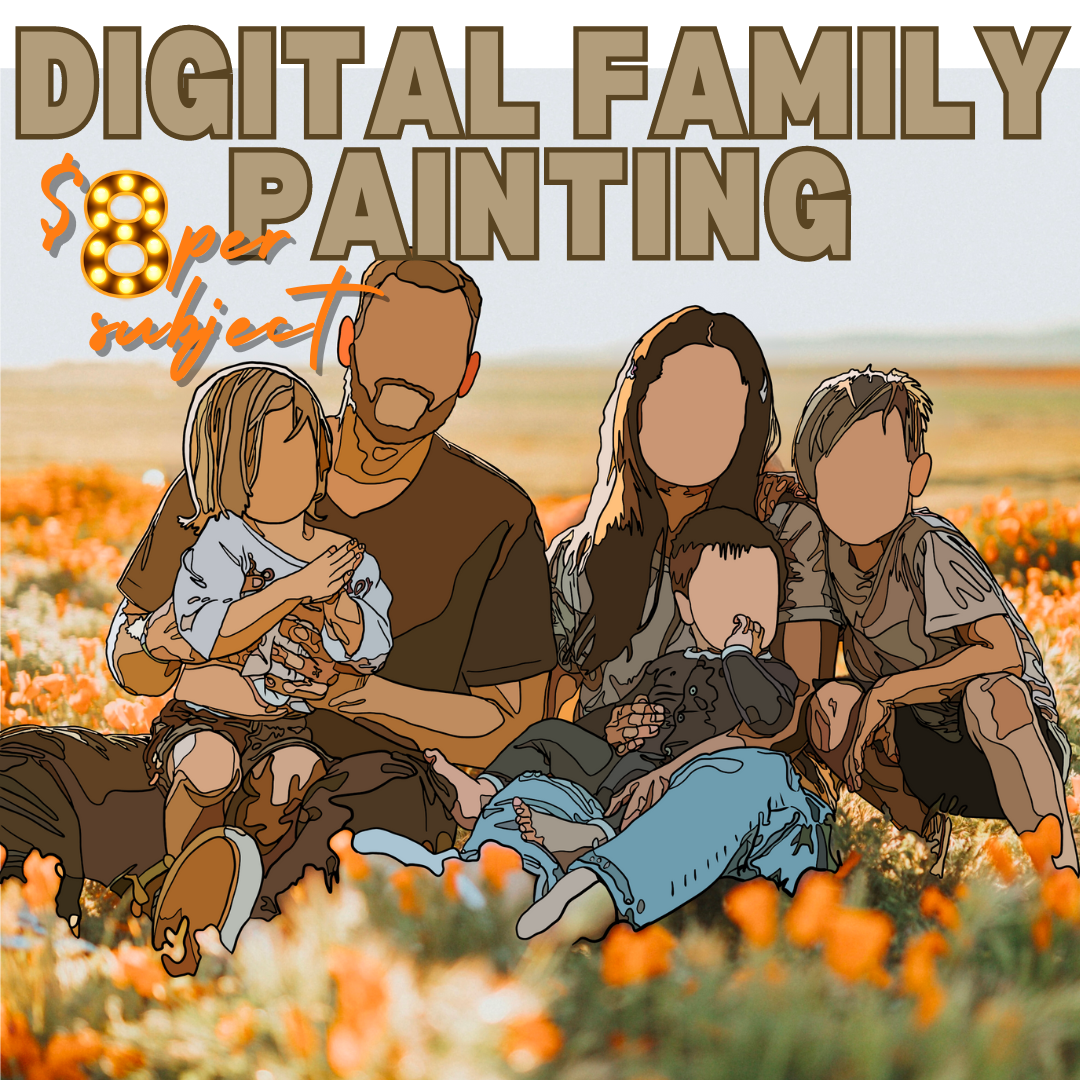Digital Faceless Paintings – C&B Drip