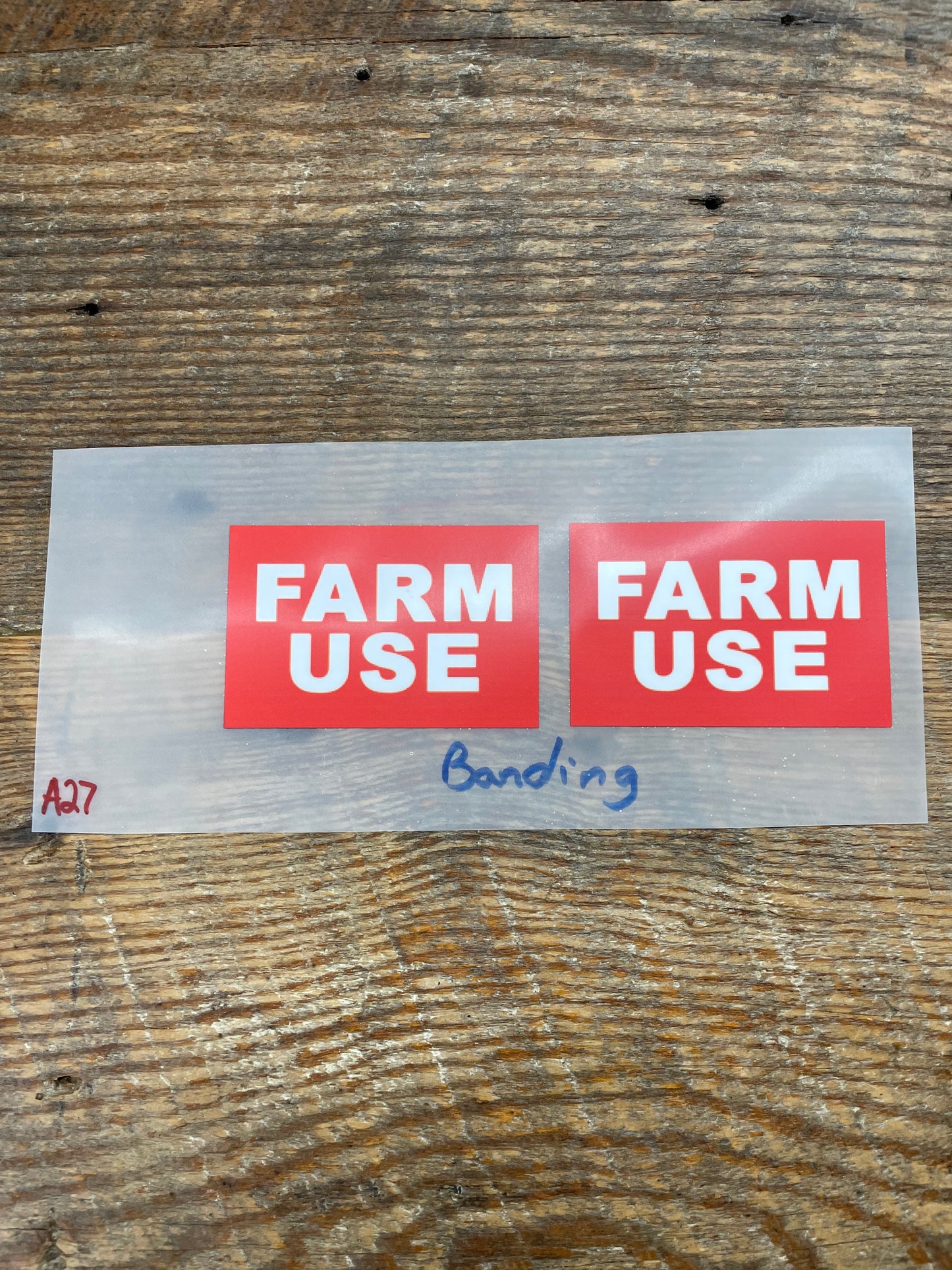 Farm Use #A27 Discount Print