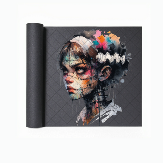 Just The Bride Of Franky - HalloweenDRAFT - Ready To Press Print Transfer for Apparel, Cotton, Polyester & Blends - High-Quality Print- Commercial Grade