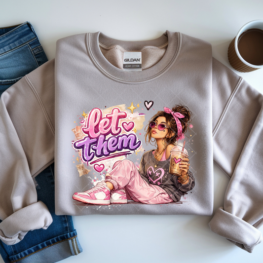 Let Them Chill Pink - Premium Graphic T-Shirt for Casual Wear