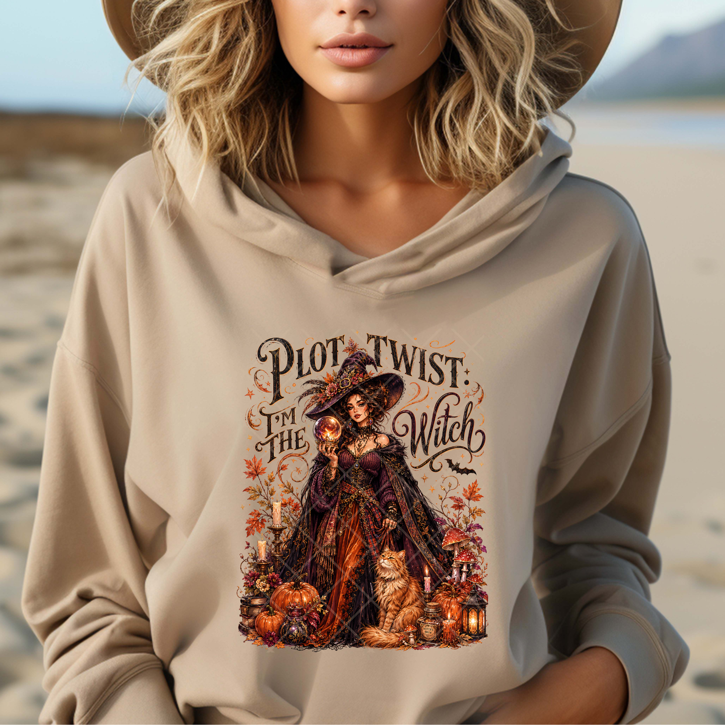 Plot Twist I'm That Witch Babe - Premium Graphic T-Shirt for Casual Wear
