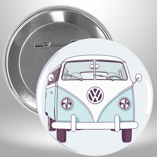 VW Bus Pinback Button