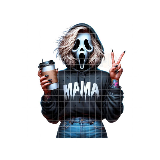 Ghostface MAMA Short Blonde Hair n PNG