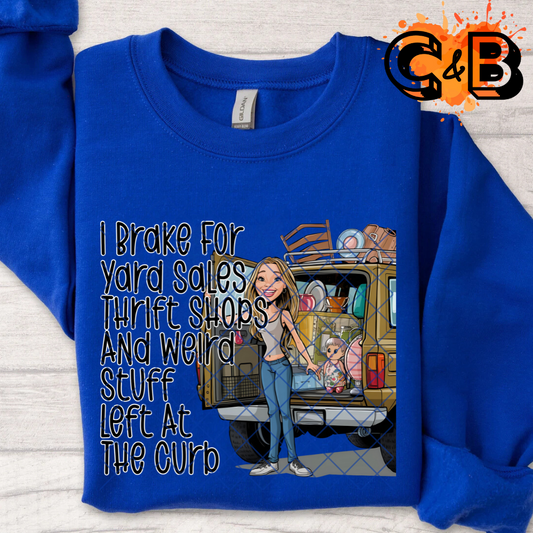 I brake for thrifting T-Shirt