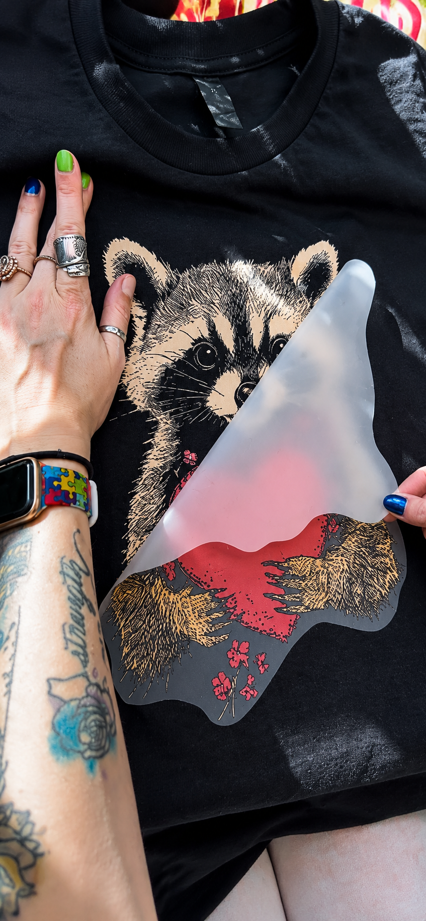 Just God Not Luck - Direct Print Film Transfer for Trendy T-Shirts, Cotton, Polyester & Blends - High-Quality Print