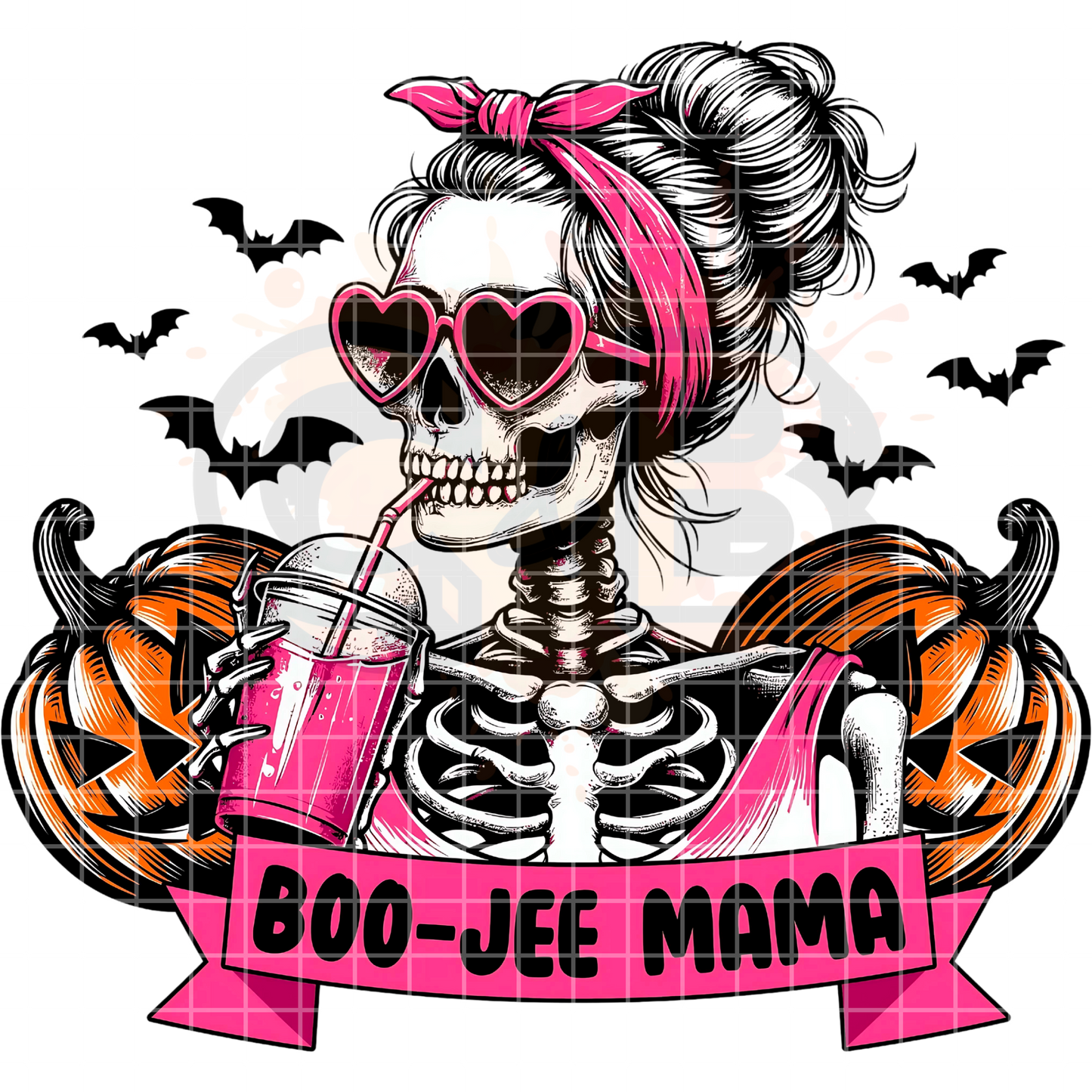 Boo-Jee Mama Halloween PNG