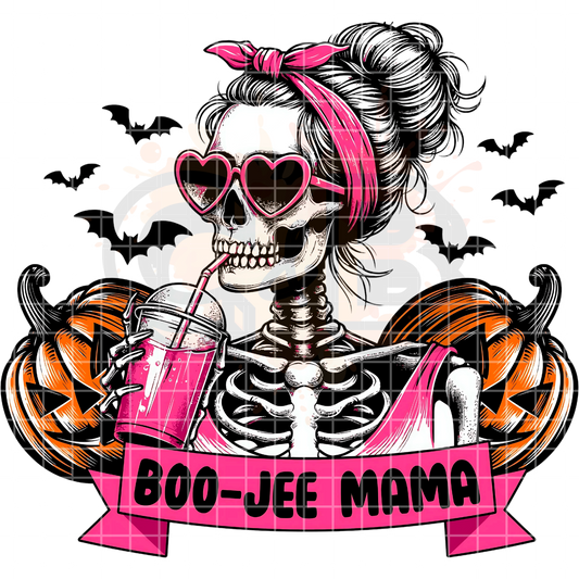 Boo-Jee Mama Halloween PNG