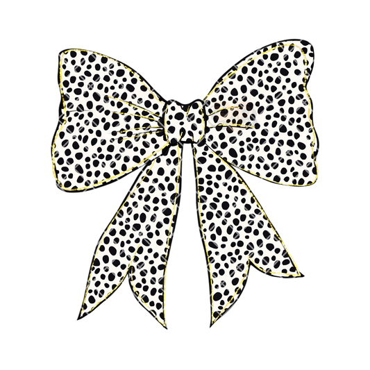 Dotted bow PNG