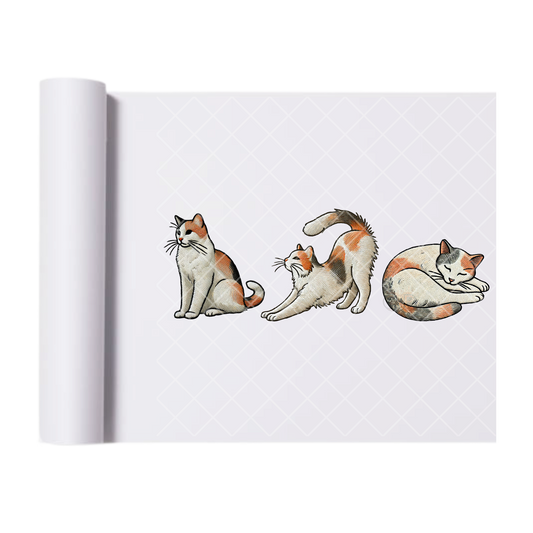 Good Cat - Direct Print Film Transfer for Trendy T-Shirts, Cotton, Polyester & Blends - High-Quality Print