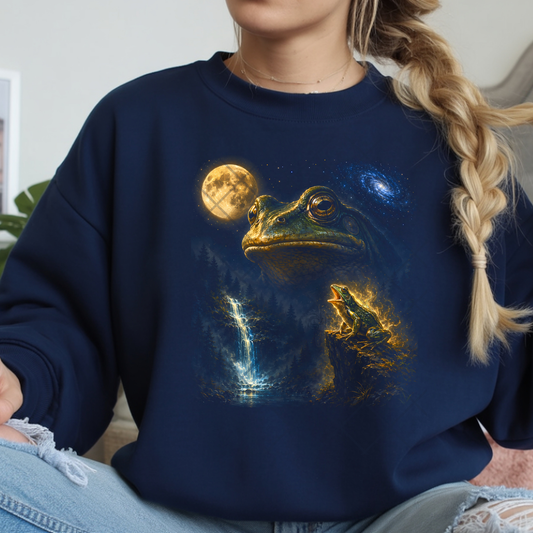 Majestic Frog - Premium Graphic T-Shirt for Casual Wear
