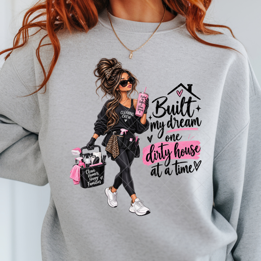 One Dirty House At A Time - Premium Graphic T-Shirt for Casual Wear