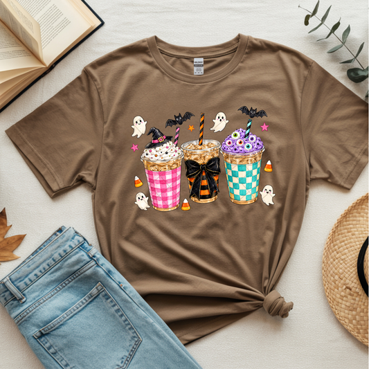 Halloween Boujie Coffee - Premium Graphic T-Shirt for Casual Wear