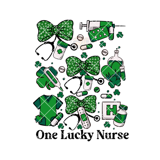 One Lucky Nurse Clovers PNG
