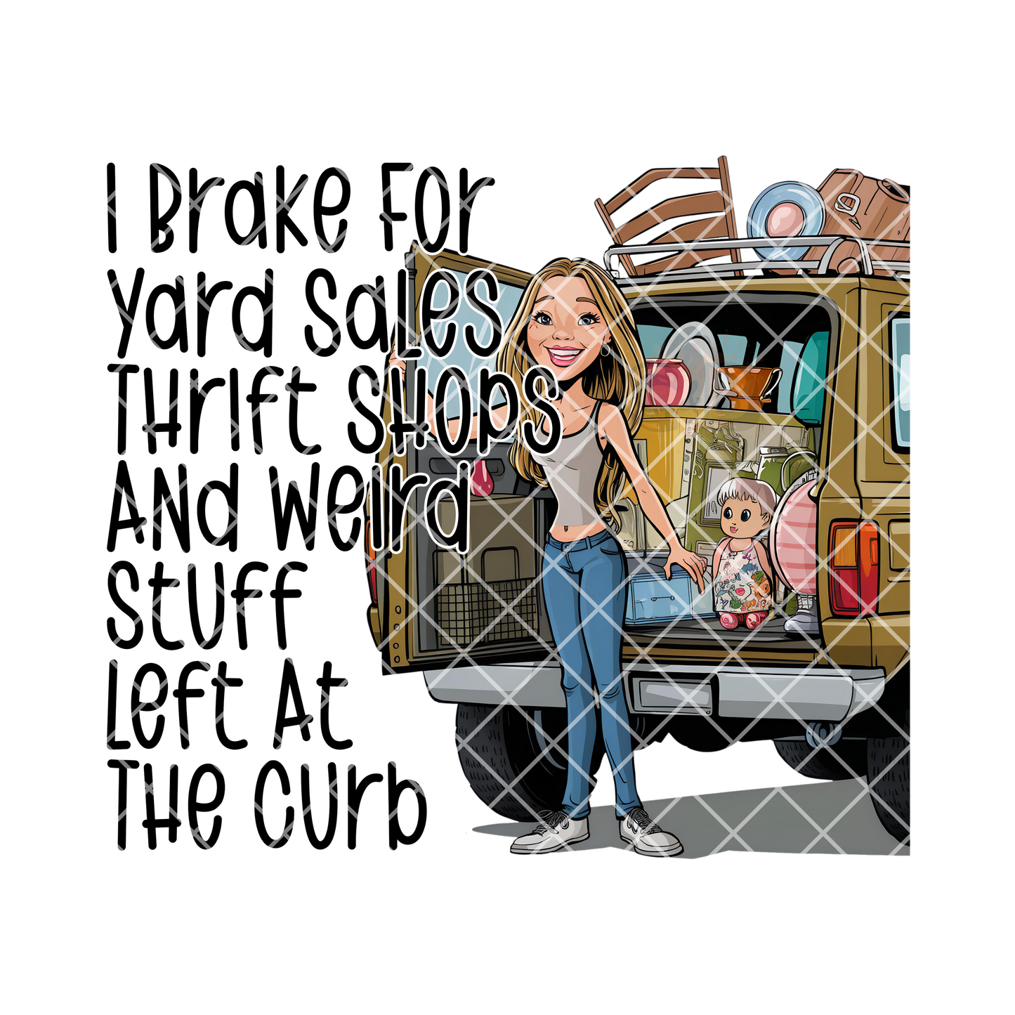 I brake for thrifting PNG