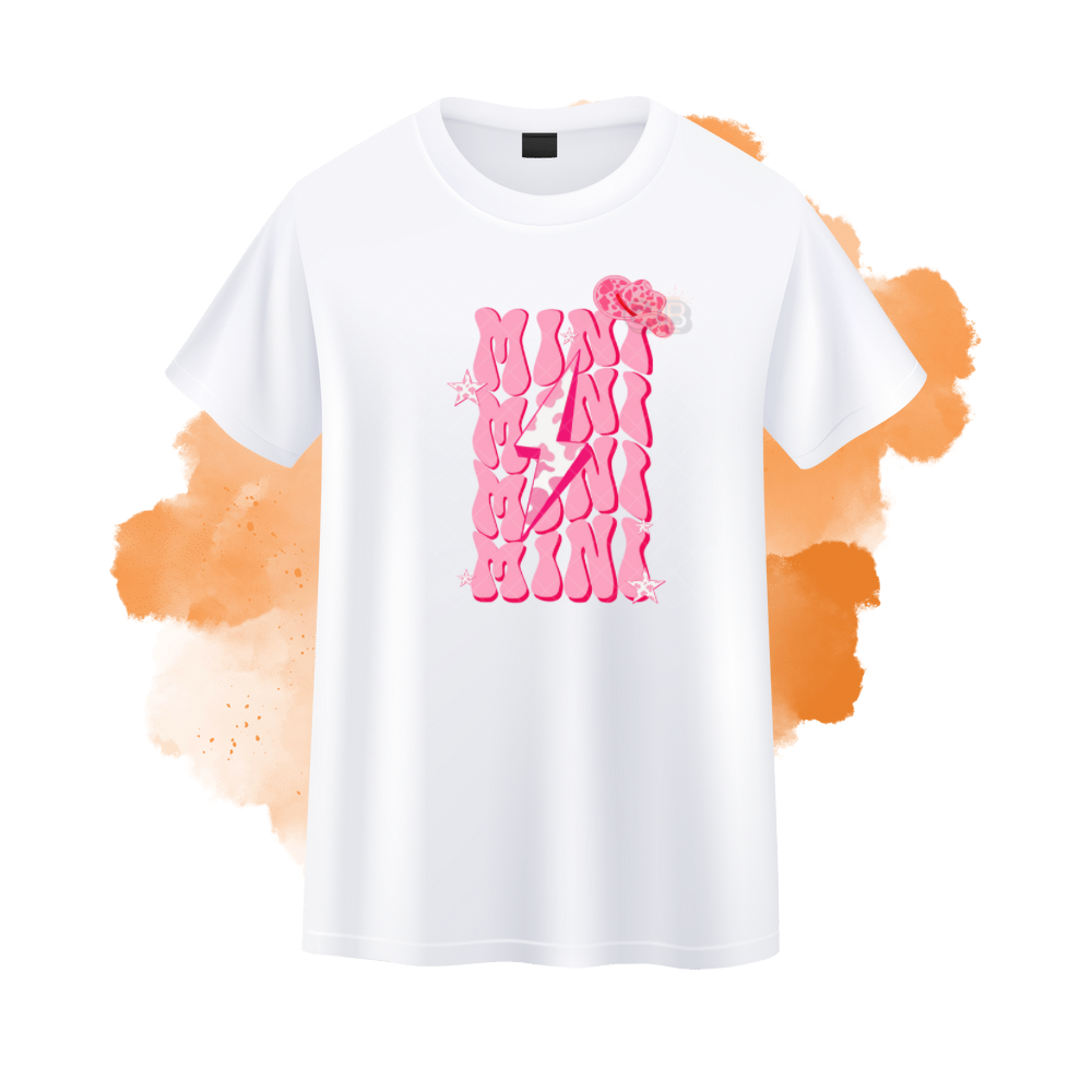 MINI Pink Cow Print T-Shirt