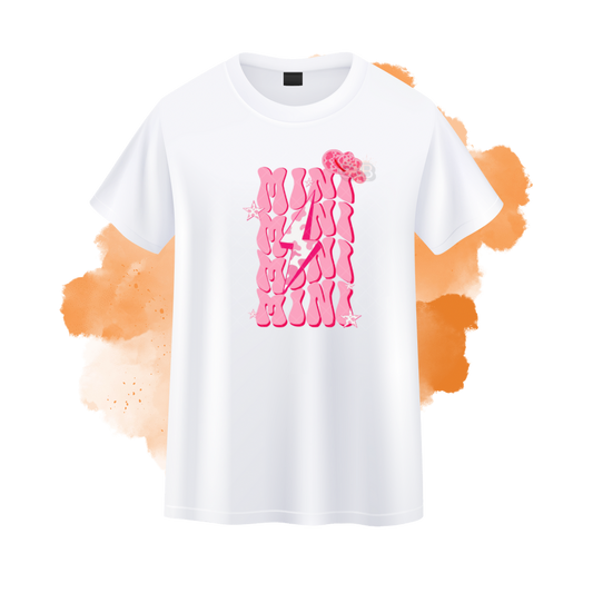 MINI Pink Cow Print T-Shirt